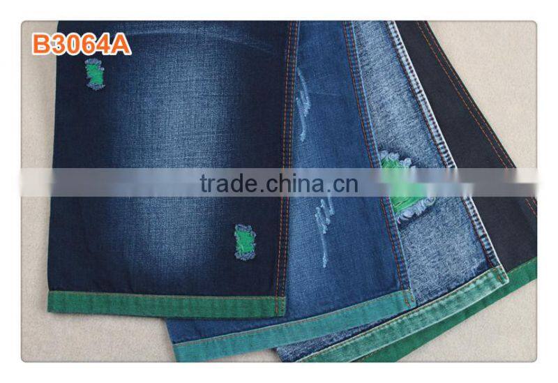 Certificated Unique Color organic denim fabric