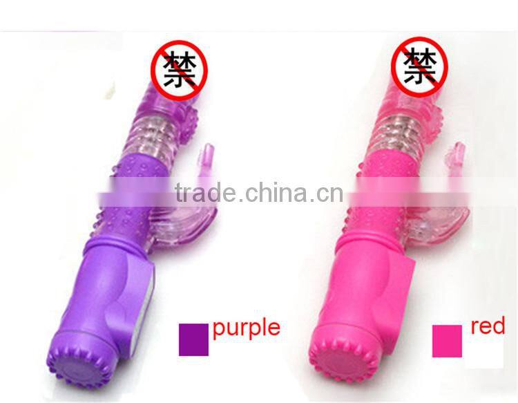 Girls Masturbation Rotating Head Dildo Vibrator Rabbit Sex Toy Massage