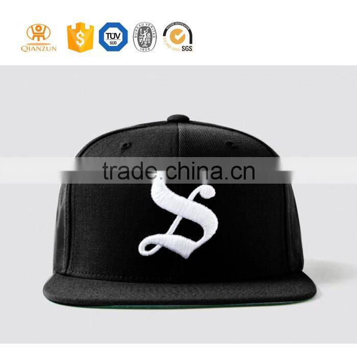 wholesale customize snapback hats 5 6 panle embroidered patch cotton fabric hat cap custom snapback caps