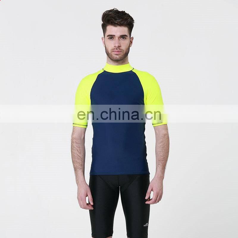 Short Sleeve Surfing Swimming Triathlon Sport Wear for men