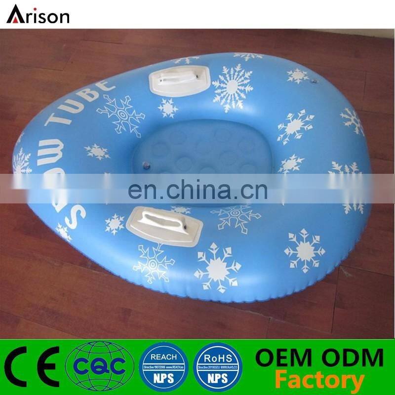 CMYK printing inflatable triangle ski board inflatable snow board inflatable ski tube
