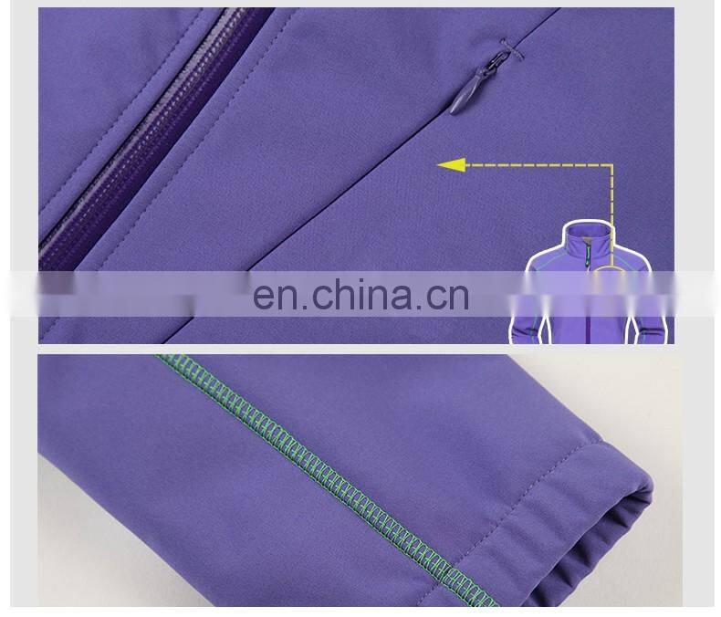 Fashion Custom Softshell Breathable Winter Women Jacket