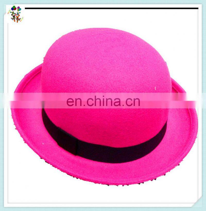 Derby Fancy Dress Felt Carnival Party Bowler Hats HPC-0201