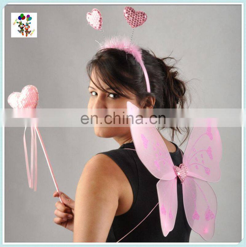 Hen Night Party Fancy Dress Dance Fairy Butterfly Wings Set HPC-0806
