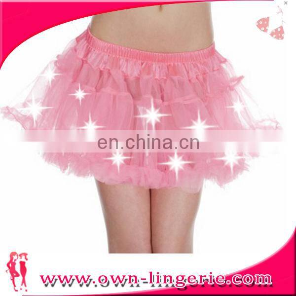sexy dance party girls light up tutu skirt,stage dance tutu skirt,high quality girls tutu