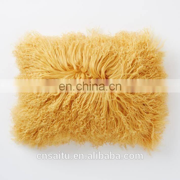 18" Mongolian Lamb Pillow