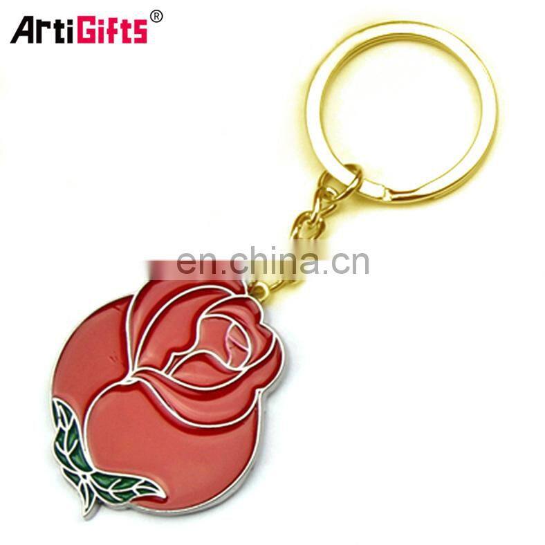 Customized zinc alloy trinket key ring with logo