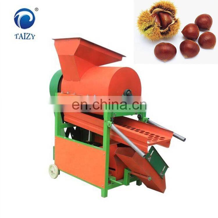 Taizy High efficient chestnut sheller/huller/dehulling machine
