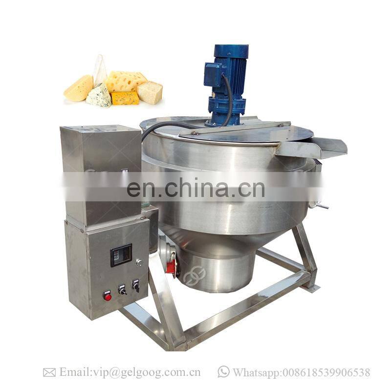 Automatic Steam Kettle Planetary Double Jacketed Cooking Mixer