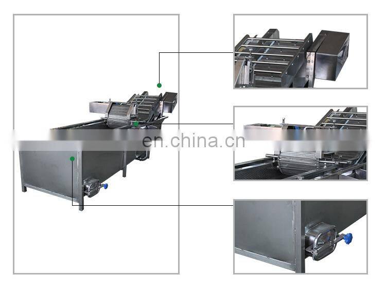 Multifunctional bubble industrial vegetable and fruit washing machine