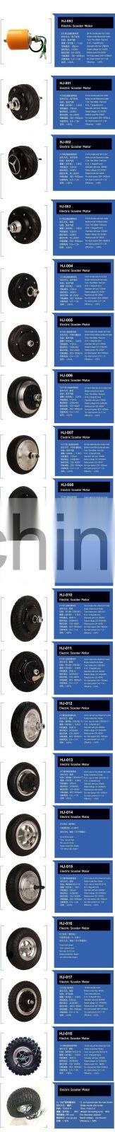 BLDC 4 inch 24V 36V geared electric hub motor wheel hall sensor with controller thumb throttle brake handle