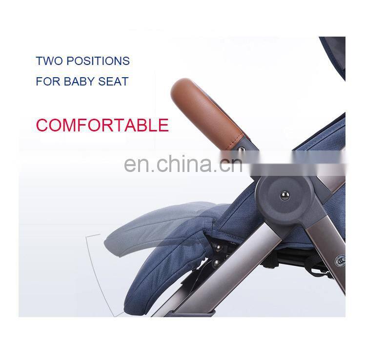 Baby Stroller Lightweight Folding Portable Four Wheel Shock Drive Baby Stroller