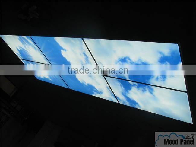 led indoor creative new ceiling light panel blue sky cloud