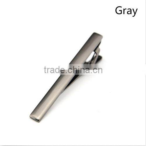 Charm Man Necktie Tie Clasps Clip Pin Bar Multi-Color Wedding Stainless Steel