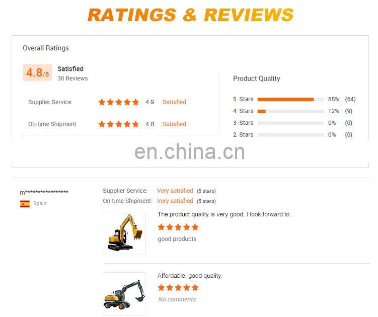 High cost performance mini tractor excavator 1.8ton with low price