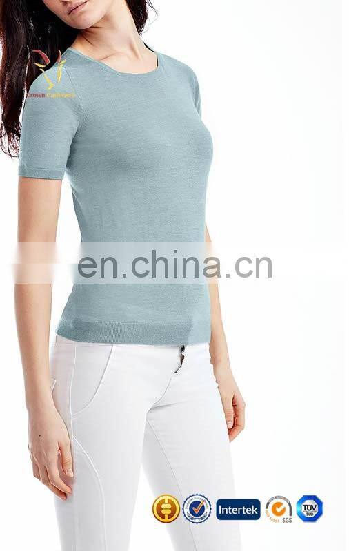 the New Fashion Cashmere T Shirt 100% Cashmere Crew Neck Jumper Sweater Women