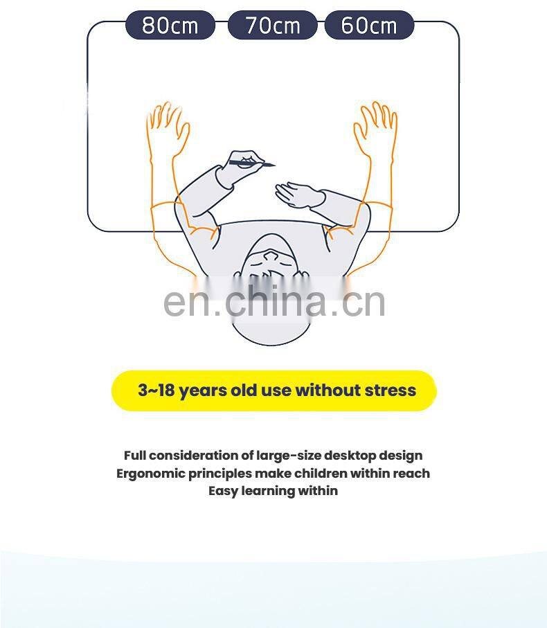 2021 study table for kids adjustable height smart study table height adjustable desk children sitting posture correction