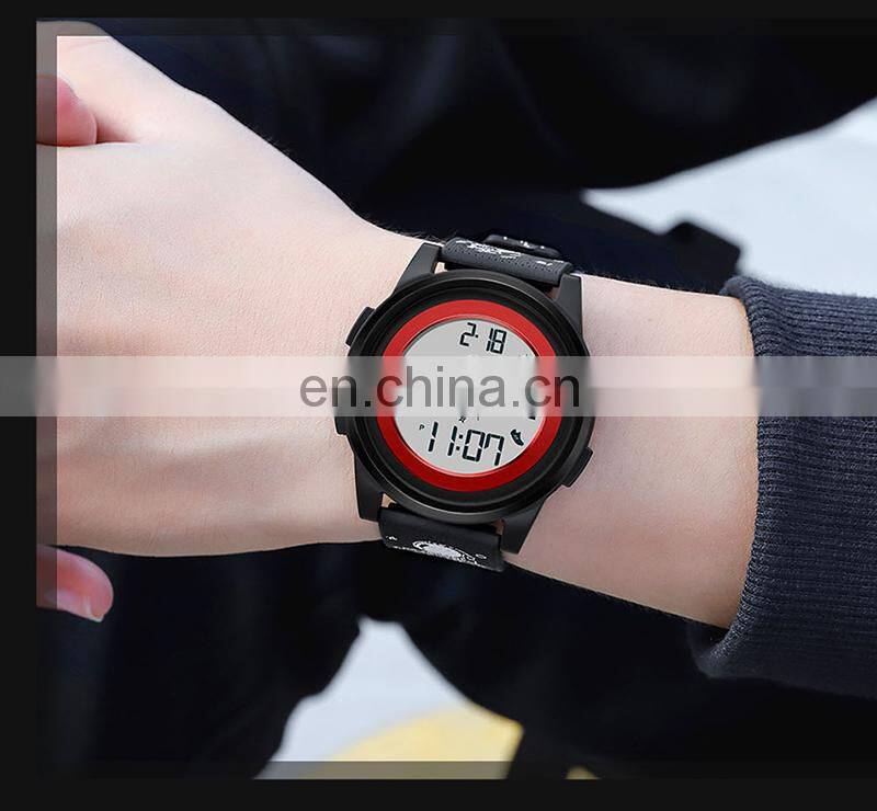 SANDA 2122 Men Digital Watches Fashion Astronaut Waterproof Sport Led Men Wrist Watches