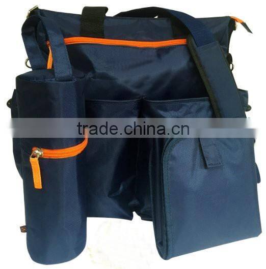 Popular Diaper bags mummy baby bag with Changing Mat & Bottle Bag