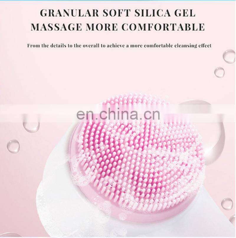 Dual Action Facial brush jade roller for massage Makeup Tools set