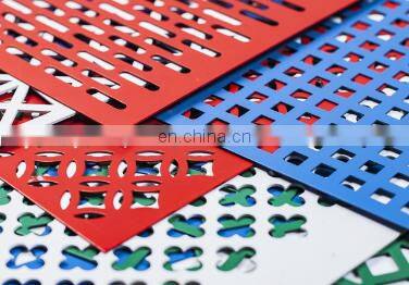 Special pattern decorative perforated metal sheet / perforated panel / perforated sheet