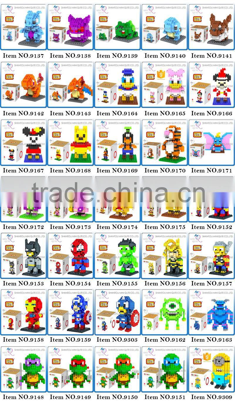 Mini Qute Over 500 styles loz diamond block gift for boy