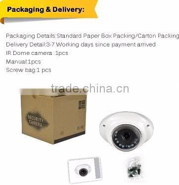 Sony290 Mini 1080P WDR & Starlight 120dB IR TVI Dome CCTV Camera