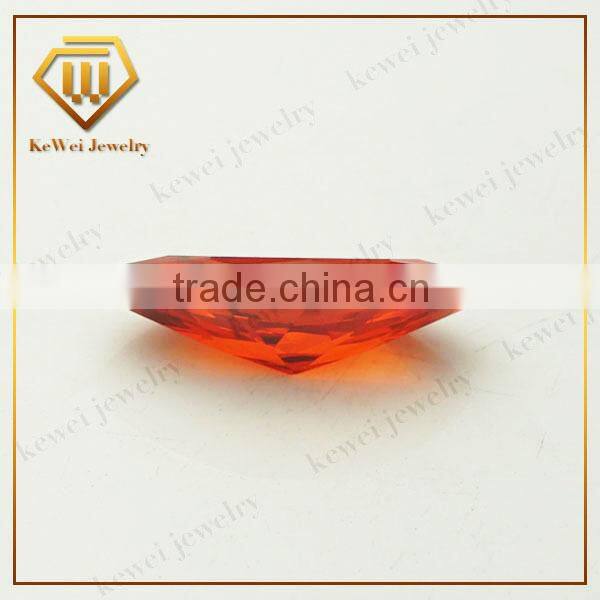 Good quality and low price Orange Marquise shape CZ Gemstone