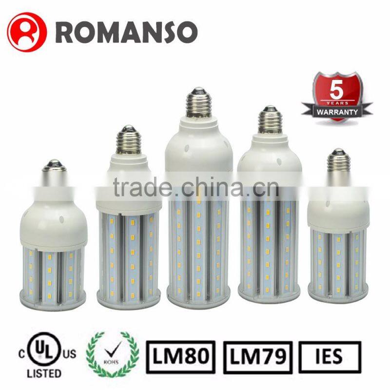 High lumen outdoor ip65 e27 15w led corn lights bulb ul ce rohs approval
