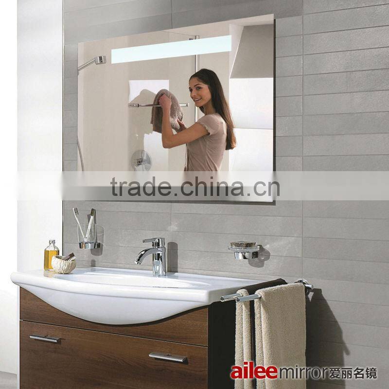 led mirror scanner light lighted home wall mirror