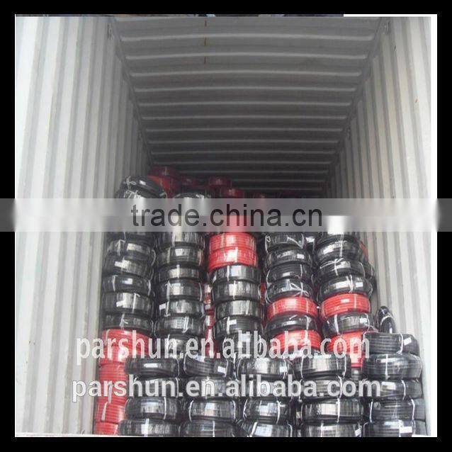 Black color fabric-reinforced 35 bar 8mm car air conditioning hose for car use