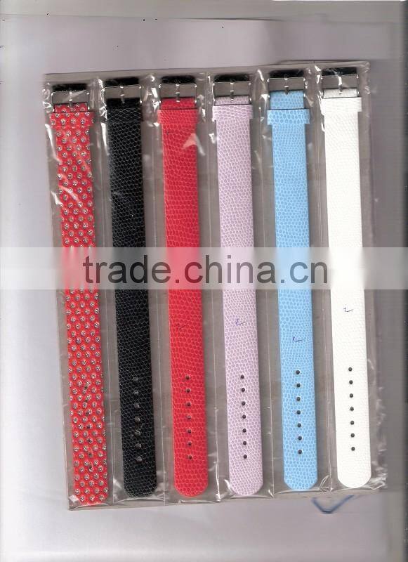 Multiple Colors Red Black White Blue PU Leather Bracelets for Wholesale