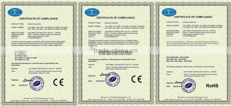 40/80/100khz multi frequency industrial ultrasonic transducer generator