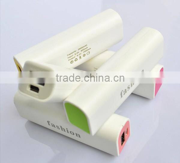 bulk buy 2600mmah mini portable power bank
