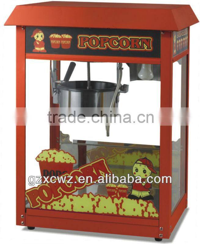 tabletop charcoal flavored popcorn making machine