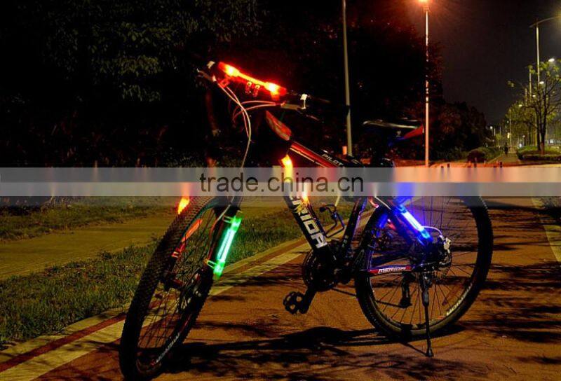 3 Color Warning Night Security Bicycle Body Clip Anti Crash Stick Light