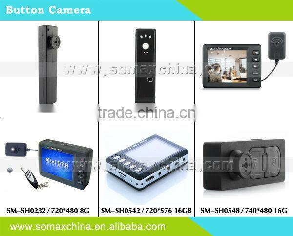 4GB Black Mini Dvr Style Button Camera Factory Hidden Button Camera With Photo Taking
