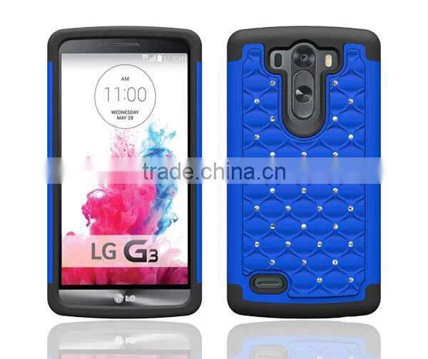 Fashion Allure Diamond Bling back case cover for LG G3