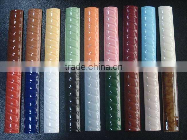 100x25mm ceramic cordon border tile