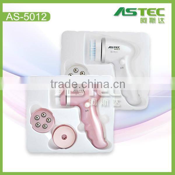 AS5012 3 in 1 sonic facial cleanser brush face peeler massage