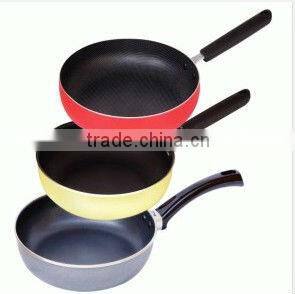 Hot Sale Aluminum Non Stick Coating Pressed/Forged Cookware Set Egg Pizza Frying Pan Skillet Set(ZS-C60303)