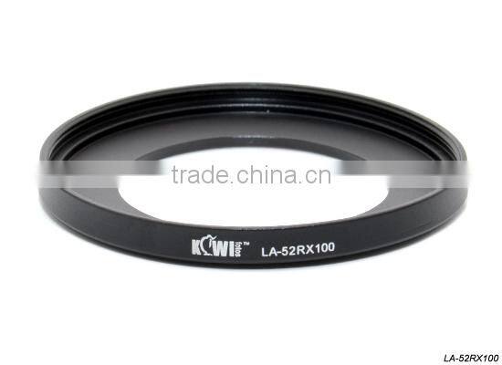 Kiwifotos Lens adapter tube LA-52RX100 provides 52mm filter mount for Sony RX100 camera