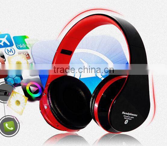 Super bass bluetooth stereo headset 2014 with TF card slot