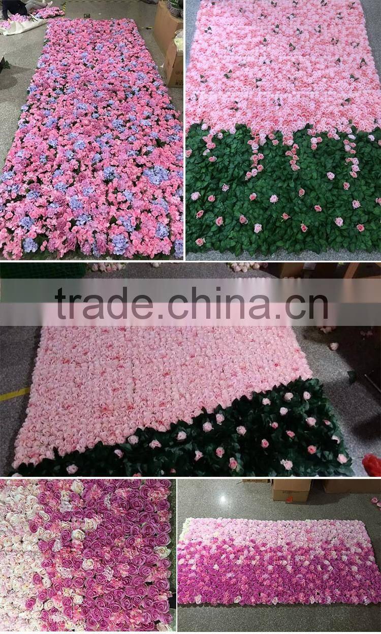 2ft x 6ft Finished orchid and Rose Flower Wall for Wedding