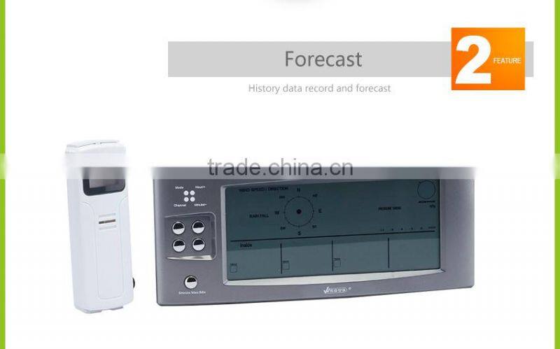 Wireless temperature and humidity wind speed weather station