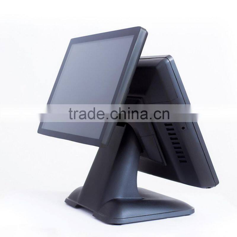 15 inch aluminum body all in one cash register/ restaurant pos terminals