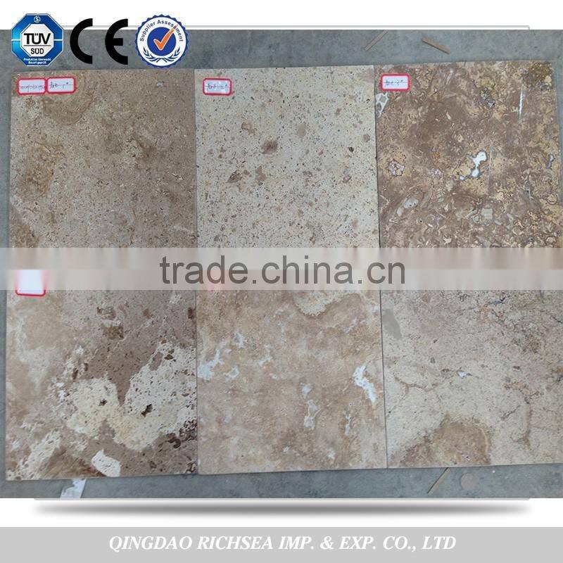 Dark color 60*60 travertine tiles