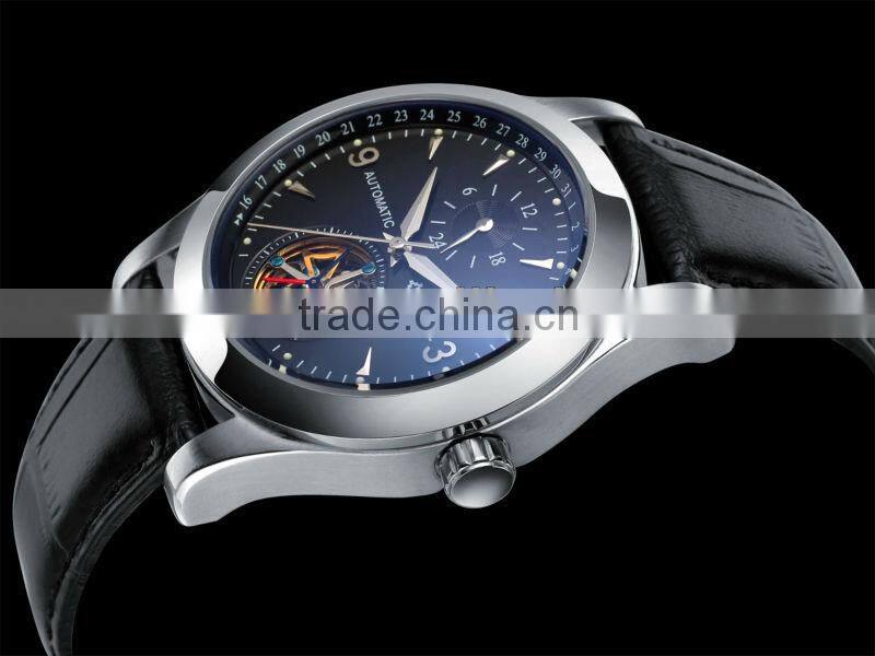 Magnificent Moon Phase Men's Stainless Steel Automatic Mechanical Watch