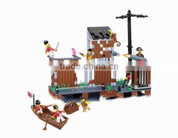 Factory outlet pirate theme plastic connecting figures