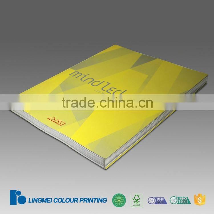 Paperback soft cover book custom printing cummins engine parts catalog